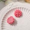 Corea del Sur Color Macarrón Mate Perla de Uña Flor Agrupada DIY Tejido a Mano Aretes de Flores Frescas Lote de Materiales para Aretes