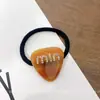 Clip de Goma Acrílica Coreana con Forma de Mariposa Tridimensional para Cola de Caballo Anillo para el Cabello con Diamantes para Todo Tipo de Peinado Pasador