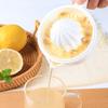 Exprimidor Japonés Naranja Limón Manual Simple Hogar Mini Portátil Separación Pulpa Jugo Plástico Blanco Exprimidor de Naranja