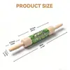 Juego de herramientas de cerámica de madera maciza natural, rodillo de arcilla para dar forma a platos de arcilla, herramientas de manualidades DIY para niños