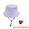 Sombrero de Pescador Liso para Adulto Hecho a Medida, Sombrero Multicolor de Algodón Puro para Protección Solar, Bordado y Letras Personalizadas Ligeras, Al Por Mayor en Stock