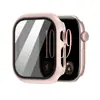 Adecuado para Apple iWatch Series 12: Funda protectora anti-miradas, funda y protector de pantalla integrados con acabado brillante para iWatch Series 12