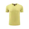 2026LULU Camiseta Deportiva de Manga Corta con Cuello Redondo para Hombre, Fresca, de Secado Rápido, para Entrenamiento, Fitness, Transpirable, Holgada, para Correr