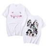 2023 nueva camiseta de manga corta para hombres y mujeres, álbum de Straykids, canción de apoyo, traje holgado de manga corta para jóvenes