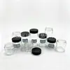 Frasco de Vidrio Transparente para Cannabis 2oz 3oz 4oz 5oz Botella de Cannabis Tapa de Rosca a Prueba de Niños Cápsula Botella de Cordyceps