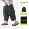 100% Algodão PuroRoupas Infantis Dudu, Calças Cropped para Crianças, Calças de Verão para Meninos, Calças Casuais de Verão para Meninas, Modernas