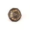Suministro directo de fábrica poliedro de veta de madera negra natural mesa DND tour mazmorras y mazmorras juego casual dados traje Z09