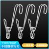 Pinza de Acero Inoxidable Kaiwang con Gancho Se Puede Colgar Pinza Fija para Baño Tendedero a Prueba de Viento Pinza para Ropa con Gancho Se Puede Colgar