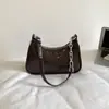 Bolso de Hombro con Patrón de Piedra para Mujer, Nuevo de Verano 2026, Tendencia de Nicho, Súper Popular, Exquisito, para Viajar, de Hombro, Cruzado