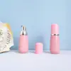 Em Estoque Frasco Espumador Cônico Rosa Mousse para Pet com Fundo Curvo, Frasco Espumador para Limpeza Facial 60ml/100ml, Frasco Recarregável
