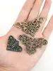 Protetores de Canto Vazados na Cor Bronze Antigo, Flores de Canto Estilo Chinês, Cantoneiras Decorativas Metálicas Estilo Europeu, Acessórios Decorativos Vintage para Móveis, Pequenos Cantos