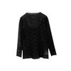 Top de malla para niñas de manga larga con diseño calado camiseta de malla children's transparente con lentejuelas a la moda estilo western prenda exterior camiseta interior de moda
