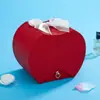 Caja de Regalo Creativa de Rosa Apple Collar Anillo Perfume para Amigos Día de San Valentín Navidad Cumpleaños Caja de Empaque de Regalo