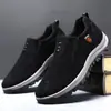 Nuevos zapatos casuales deportivos para hombre de otoño e invierno 2023, de cuero transpirable de una sola capa, estilo coreano, cómodos