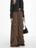 Pantalones de Trabajo Retro Americano de Pierna Recta con Pliegues para Hombres y Mujeres, Tendencia de Primavera y Otoño Hip-Hop, Holgados de Pierna Ancha, Casual