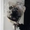 Ramo de Flores de Papel de Pulpa de Madera Hecho a Mano Textura Arrugada Papel de Envoltura de Flores Materiales de Empaque Floral Papel de Envoltura para Ramos
