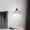 Lustre de escada de vidro, novo design minimalista para casas duplex, lustre de pé-direito duplo para poço de escada de villa