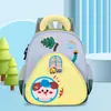 Mochila escolar pequeña nueva transfronteriza de dibujos animados para niños de 3 a 6 años, mochila de jardín de infantes ligera para niños y niñas, bolsa de doble hombro para bebé, comercio exterior