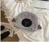Gorro de lana de cordero para mujer dulce y lindo gorro de luna invierno gorro de punto engrosado otoño e invierno cálido gorro de lana invierno venta al por mayor