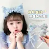 Diadema Infantil Princesa Elsa Océano Azul Accesorios para el Cabello de Niñas Diadema de Sirena de Hielo y Nieve 2025 Nuevo Tocados