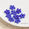 Estilo ins vidro de trabalhador leve doce colorido irregular furo grande flor pingente brincos DIY feitos à mão com contas acessórios de material