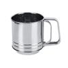 Colador Manual Semiautomático de Mano Colador de Harina de Acero Inoxidable Colador para Hornear Azúcar en Polvo Colador Doméstico Colador de Malla Colador de Malla Fina