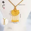Tiktok Más Vendido Accesorios Tradicionales Chapados en Oro DIY Filigrana Hueca Incrustada con Borlas de Dragón y Fénix Cerradura para Bolso Venta al por Mayor