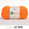 5 Fios de Fio de Algodão Penteado, Fio de Algodão Leite Médio-Grosso, Bola de Lã, Kit de Material para Tricô Crochê DIY Artesanal de Boneca