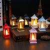 Lámpara de Ambiente Mini Creativa para Niños Lámpara Electrónica de Vela Retro Navideña Candelabro Decorativo de Escritorio Lámpara de Aceite Pequeña