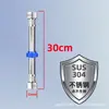 Manguera Trenzada de Acero Inoxidable 304 4 para Entrada de Agua Fría y Caliente Doméstica Manguera Flexible Tubería de Agua Tubería de Agua para Inodoro Hardware para Calentador de Agua Calefacción de Agua