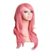 Cabelo cacheado de 70cm de comprimento, seda de alta temperatura, cacheado multicolorido, peruca COS para desenho animado, perucas AliExpress, fornecimento transfronteiriço