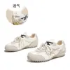 Zapatillas Deportivas para Mujer de Piel Genuina con Aumento Oculto de Altura de 2 cm, Nuevas Otoño 2026, Color Block Retro, Suela Plana, Versátiles