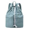 Mochila con Cordón Estilo Japonés y Coreano Nueva Primavera 2026, Color Sólido, Ligera, Gran Capacidad, Mochila de Nylon para Viajes