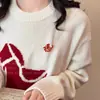 Broche Fofo de Cavalo de Ano Novo, Alfinete Atmosférico, Acessório de Broche Vermelho Festivo Moderno e Elegante