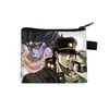 Nuevo Monedero de Jojo's Bizarre Adventure Bolsa para Monedas con Cremallera de Dibujos Animados Linda Bolsa Pequeña de Almacenamiento para Estudiantes Venta al por Mayor