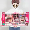 Brinquedos Infantis Casa de Brincar Educacional Brinquedos de Cozinha Boneca para Meninas Caixa de Presente Conjunto Presentes de Matrícula para Instituições Venda por Atacado