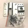 Accesorios para Motor Tubular de Puerta Enrollable Eléctrica Placa Lateral Soporte de Flor de Ciruelo Juego de Soportes en U Conector de Manivela