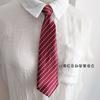 Estampado de Leopardo, Rayas Cuadros Blanco y Negro, Lunares Camisa Disco Fresca, Estilo Ins Popular Corbata Corta