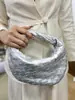Bolso Tejido de Mano Distintivo 2025 Primavera Nuevo Celebridad de Internet Mismo Estilo Estilo Lazy Bolso de Axila Bolso de Mano Casual que Combina con Todo