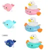 Brinquedos de Banho para Bebê Pato Pequeno Brinquedo Desenho Animado Crianças Bebê Tartaruga Brincadeira na Água Corda Menina Menino Brincadeira na Água