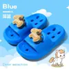 Pantuflas de Verano Antideslizantes Huecas de Secado Rápido de Dibujos Animados de Eva para Niños, para Uso en el Baño de Niñas