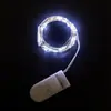 Luces de Cadena de Alambre de Cobre LED Decoraciones para Árbol de Navidad Cadena de Luces de Alambre de Cobre Decoración de Regalo Luces de Botón LED para Bola Bobo