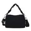 Bolso Cruzado de Nylon Impermeable Estilo Japonés Casual, Bolso de Hombro Único para Mujer con Diseño Único, Bolso Cruzado Retro de Nicho para Commuter