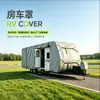 Funda para RV de Tela Oxford Impermeable a Prueba de Polvo Protección Solar Antienvejecimiento Funda Gruesa para RV