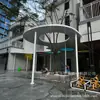 Pabellón Grande de Fibra de Vidrio para Jardín y Paisajismo Toldo Exterior Galería de Entretenimiento Campus de Arte Galería Cultural Descanso