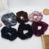 Accesorios para el cabello para mujer Anillo para el cabello de terciopelo dorado Aro para la cabeza Raya oblicua Flor dorada Bola para el cabello Accesorios para el bolsillo del cabello Productos pequeños