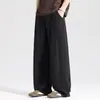 Calça Casual Longa Masculina de Marca da Moda Verão 2026, Secagem Rápida, Fresca, Fina para Caminhada ao Ar Livre com Efeito de Caimento, Pernas Retas