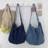 Bolso de mezclilla coreano ins para mujer estudiante universitaria, bolso cruzado, mochila sencilla casual, moda, bolso de cartero, venta al por mayor