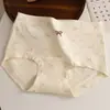 Algodón Puro Antibacteriano en la Entrepierna Ropa Interior Femenina Clase A Algodón para Bebé Antibacteriano Entrepierna Extendida Ropa Interior Femenina Ajustada al Cuerpo Estampado Floral Calzoncillos Tipo Boxer para Mujer