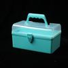 Caja de Medicina de Plástico Portátil al por Mayor de Fábrica Caja de Arte para Estudiantes de Primaria Caja de Herramientas Caja Portátil de Papelería Caja de Almacenamiento para Pintura